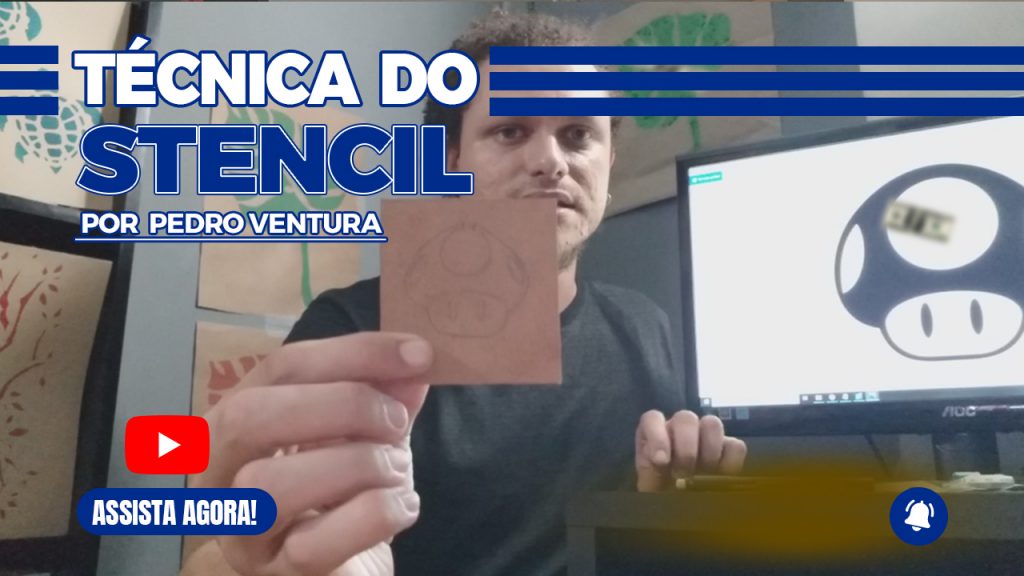 PEDRO VENTURA- Ensina técnica do Stencil (PARTE 2)